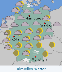 Aktuelles Wetter in Deutschland