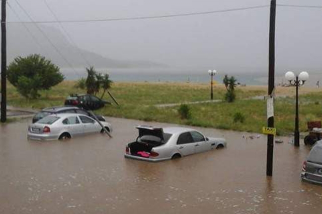 Überflutungen in Griechenland