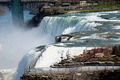 Niagarafälle immer noch mit Eis