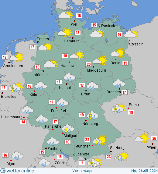 Wetter Bayern Morgen