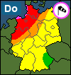 Aktuelle Unwetter-Warnlage Deutschland