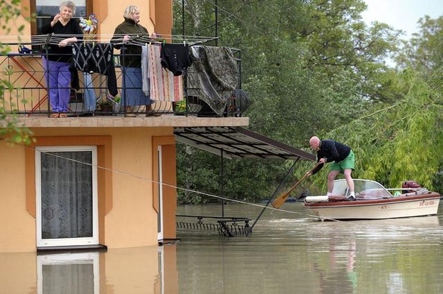 Überflutungen in Polen