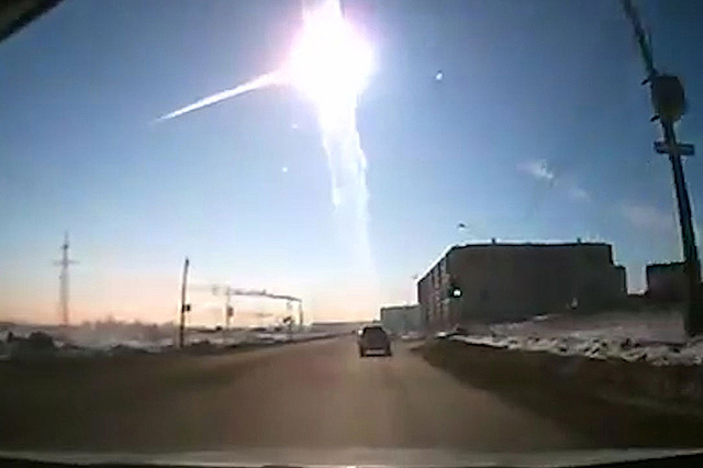 Feuerkugel über dem Ural