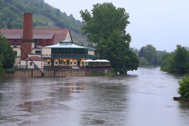 Einige Gebiete überflutet