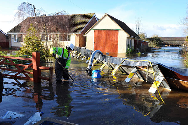 Hochwasser in England