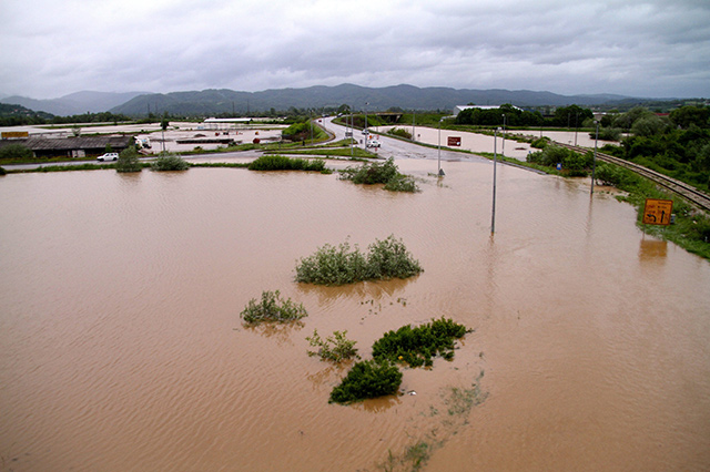 Schwere Überflutungen in Bosnien