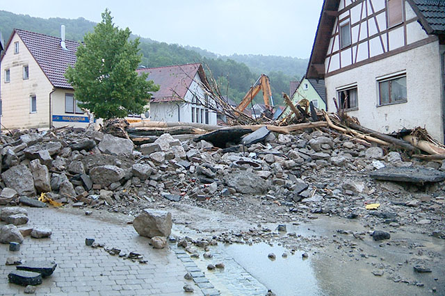 Jahrhundertflut in Braunsbach