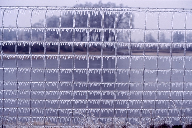 März 1987: Im Eisregen erstarrt