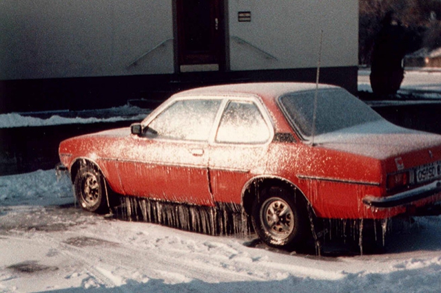 März 1987: Im Eisregen erstarrt