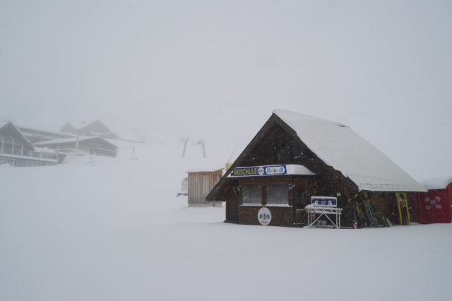 Halber Meter Schnee am Arlberg