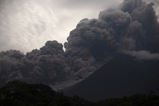 Vulkanausbruch in Guatemala