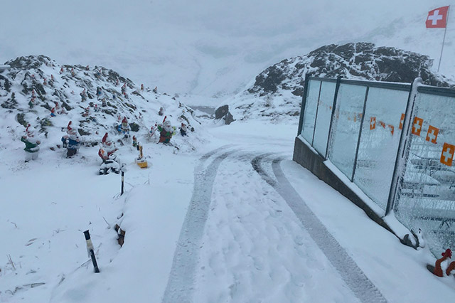 Alpen: Wintergrüße in den Bergen