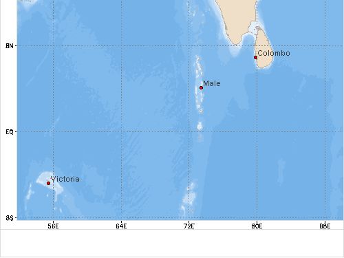 Segelregionen Indischer Ozean