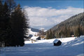 Schneelandschaft in Südtirol