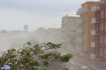 Heftiger Sandsturm in Rimini