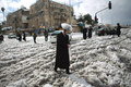 Schneemassen in Jerusalem