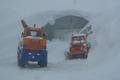 Schneeräumung am Gotthardpass