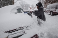 Schwerer Blizzard in den USA
