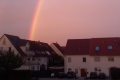 Morgenrot und Regenbogen