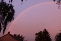 Morgenrot und Regenbogen