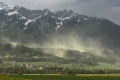 Pollensturm in den Alpen