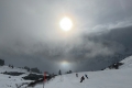 Eisnebel-Halos in den Alpen